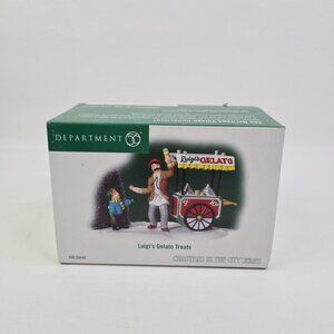 Department 56 Luigi's Gelato Treats 59448 Christmas in the City Accessory